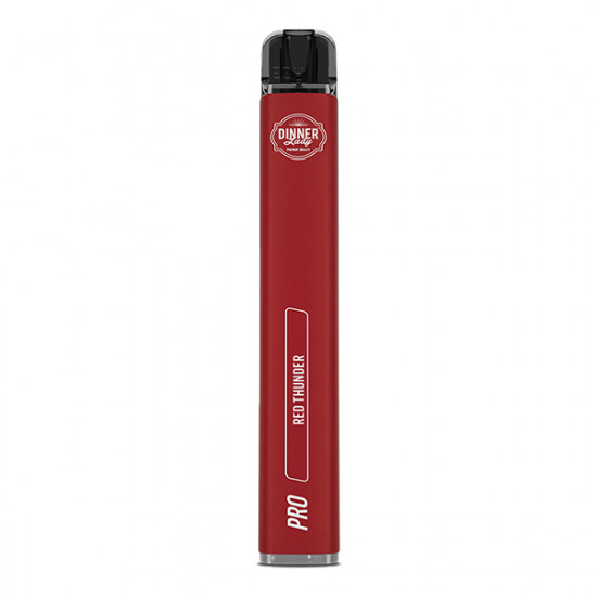 Dinner Lady Vape Pen Pro - Red Thunder - 600 Puff - 20mg - Einweg