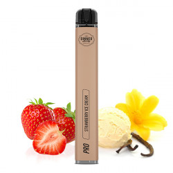 Dinner Lady Vape Pen Pro - Strawberry Ice Cream - 600 Puff - 20mg - Einweg