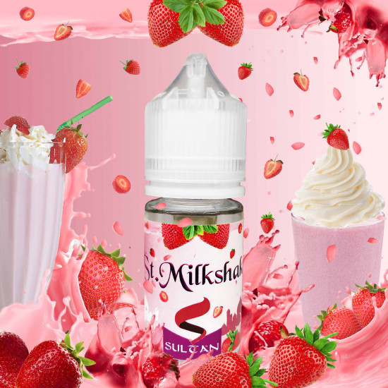 STRAWBERRY MILKSHAKE E-LIQUID - SULTAN - 10ML