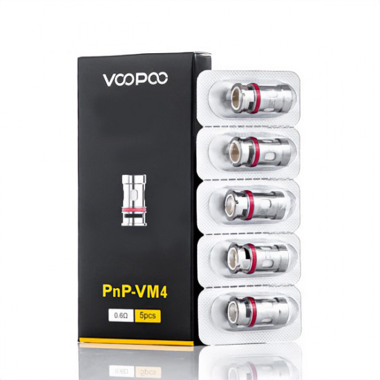 Voopoo PnP-VM4 Coil Verdampferkopf - 0.6 ohm - (5 Stück)